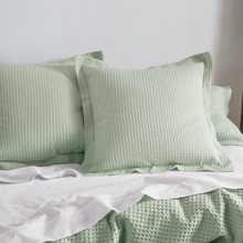 Deluxe Waffle Cotton European Pillowcase